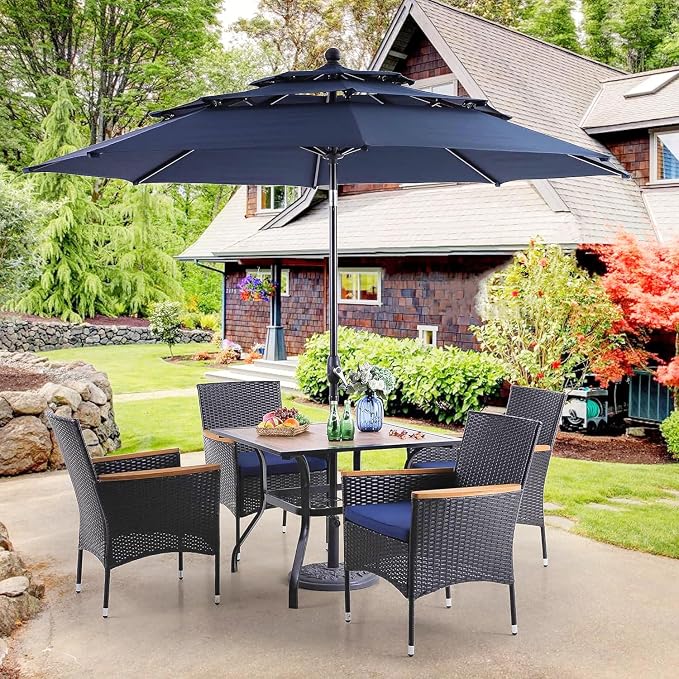 PHI VILLA 5 pcs Patio Dining Set - Image 9