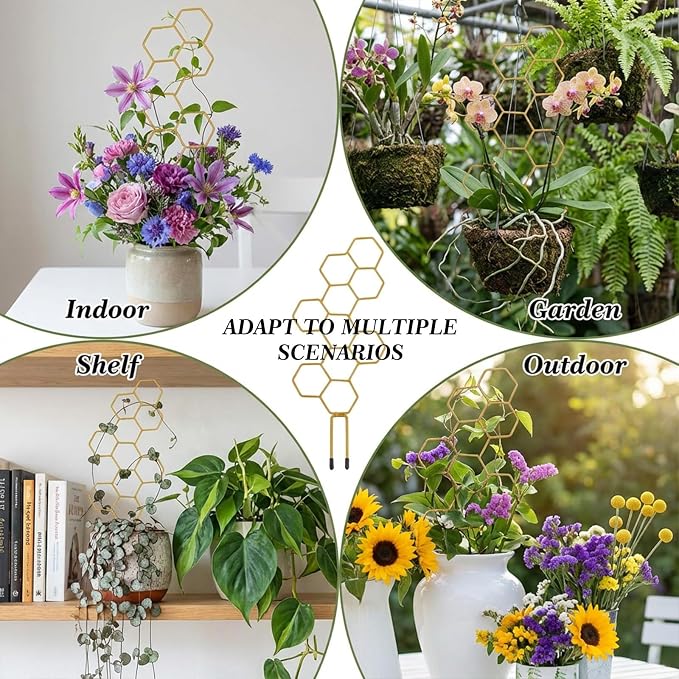 Small Trellis for Potted Plants, 14 Inch Indoor Trellis for Climbing Plants - Image 4