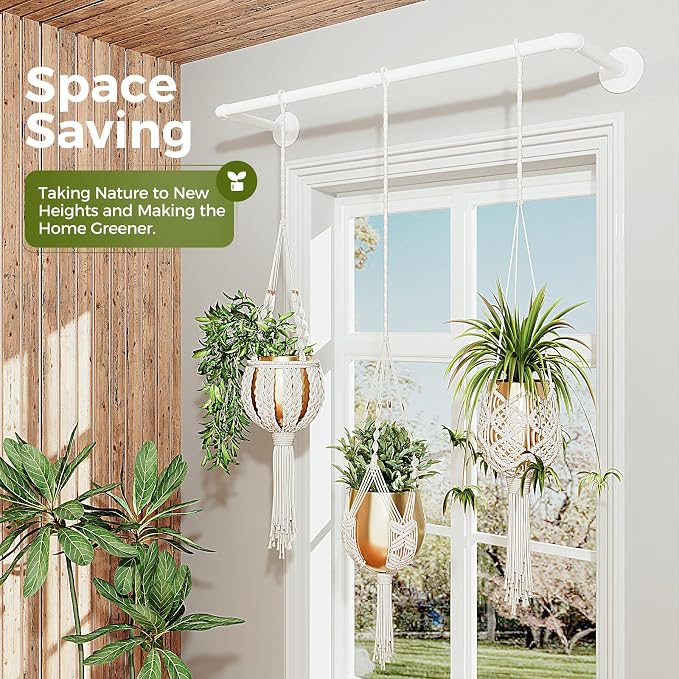 Bamworld Hanging Planters for Indoor Plants Plant Hanger Indoor Hanging Plant - Image 3