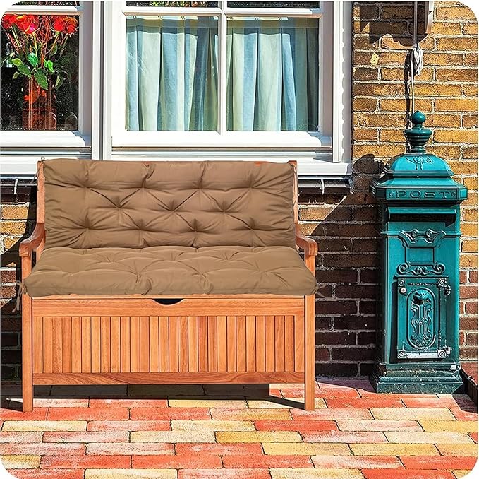 Swing Cushion Replacement Outdoor Porch Waterproof Bench Cushion 2-3 Seater - Image 4