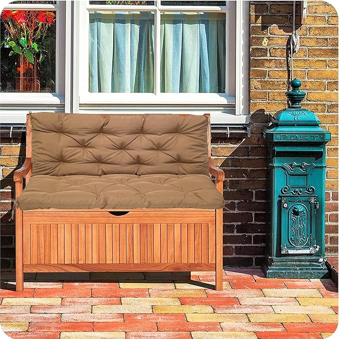 Swing Cushion Replacement Outdoor Porch Waterproof Bench Cushion 2-3 Seater - Image 4