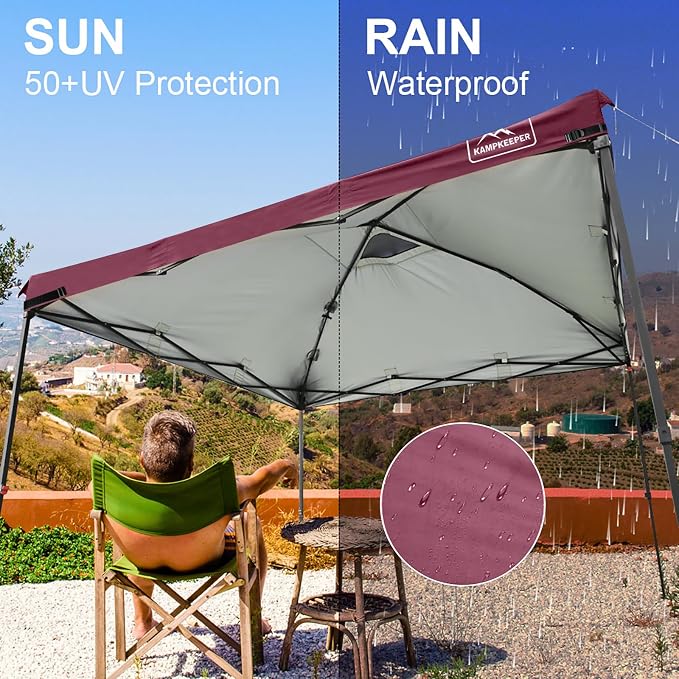 KAMPKEEPER Replacement Top Pop Up Canopy Tent Cover Roof - Image 2
