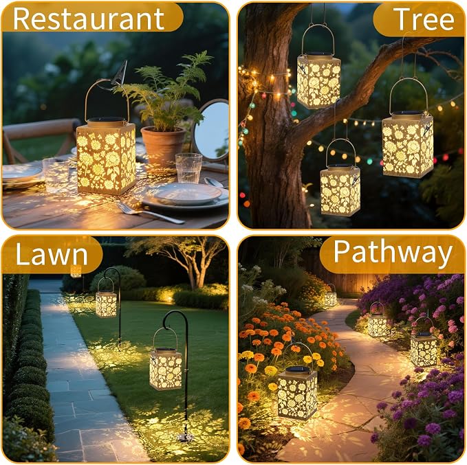 2 Pack Solar Lanterns - Image 5
