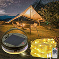 Solar Camping String Lights, 39.4 FT Fairy String Light, 4 in 1 Portable by TuoPuLife