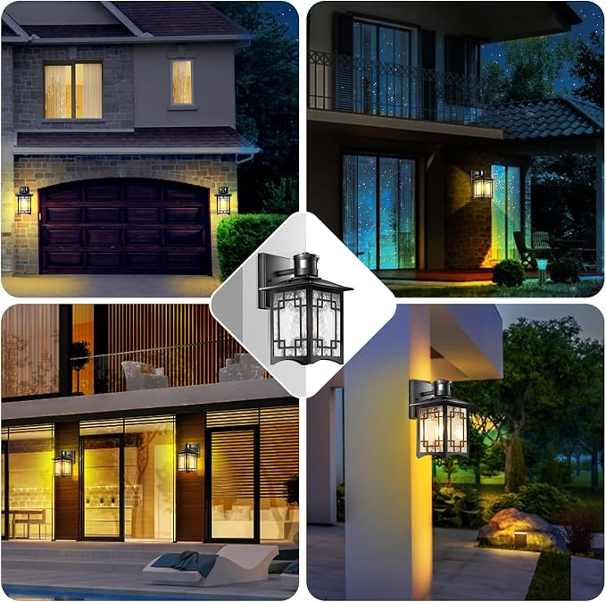 Dusk to Dawn Motion Sensor Light, Outdoor Light Fixture, Aluminum Wall Sconce - Image 7