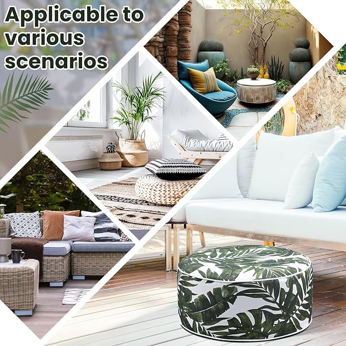 Outdoor Inflatable Ottoman Waterproof Pouf Ottoman - Image 6