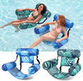 2 Pack Inflatable Pool Float for Adult Adjustable Hammock Float Chair Fabric by Blueweenly