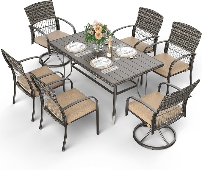 Pamapic 7-Piece Outdoor Dining Set by Pamapic