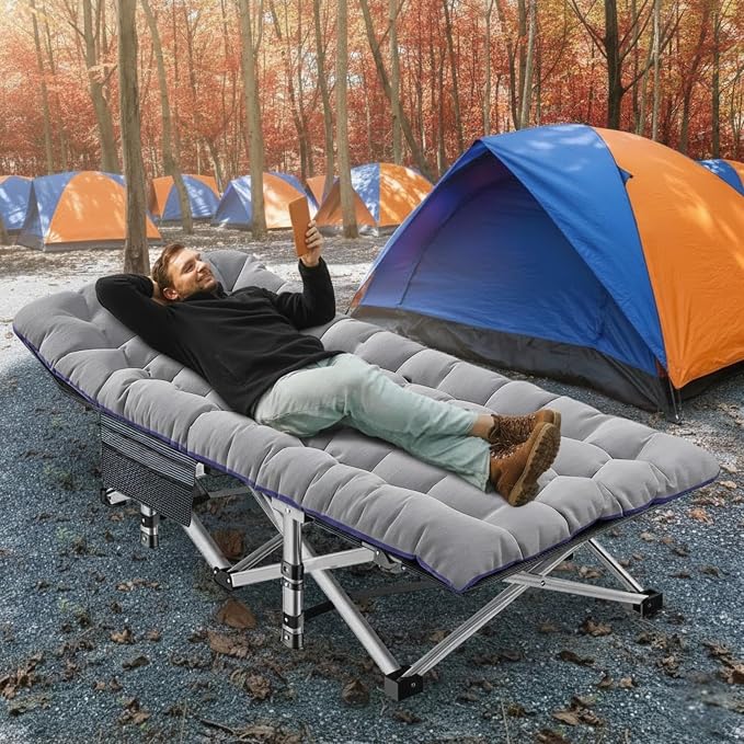 ABORON XXL Camping Cot for Adults 900LBS - Image 7