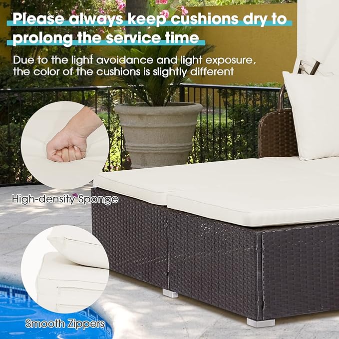 RELAX4LIFE Patio Outdoor Daybed - Image 5