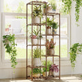 Bamworld Plant Stand Indoor Tall Plant Shelf Outdoor Corner Plants Table Wood by Bamworld