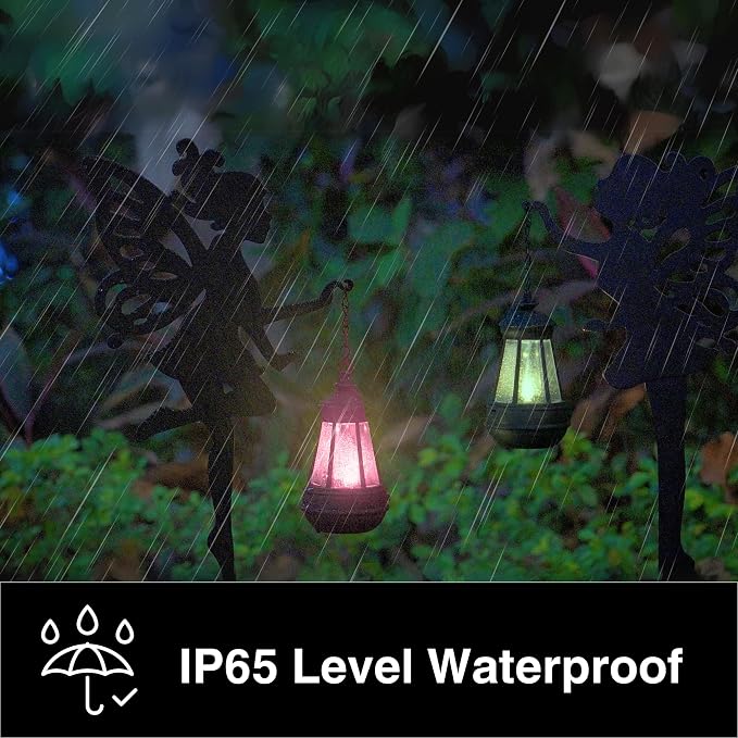 Solar Fairy Garden Lights Outdoor – Spring Decorations Yard Ornaments, - Image 6