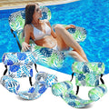 2 Pack Inflatable Pool Float for Adult Adjustable Hammock Float Chair Fabric by Blueweenly