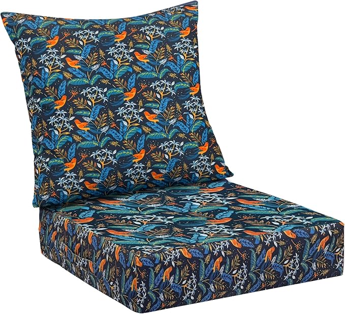Outdoor Cushions for Patio Furniture, Outdoor Seat Cushion Set 24 x 24 x 4 Inch by IPYNBAP