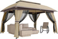 Outsunny 10' x 13' Patio Gazebo, Outdoor Gazebo Canopy Shelter by Outsunny