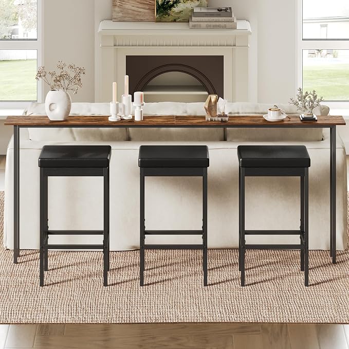 HOOBRO Bar Stools, 24.8-Inch Height, - Image 5