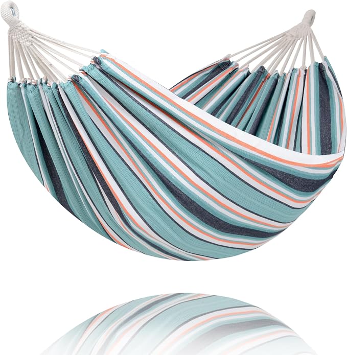 SUNCREAT Hammocks Outdoor Camping Double Hammock, 2 Person Patio Hammock by SUNCREAT