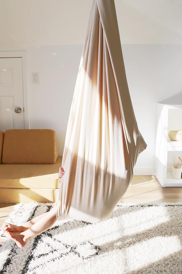 Marlowe & Co Indoor Outdoor Double Layer Cotton Sensory Compression Swing - Image 7