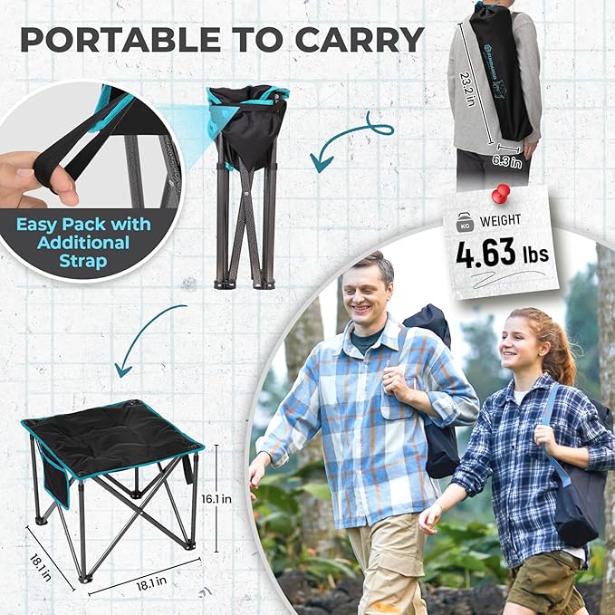 FUNDANGO Oversized Camping Stool - Image 3