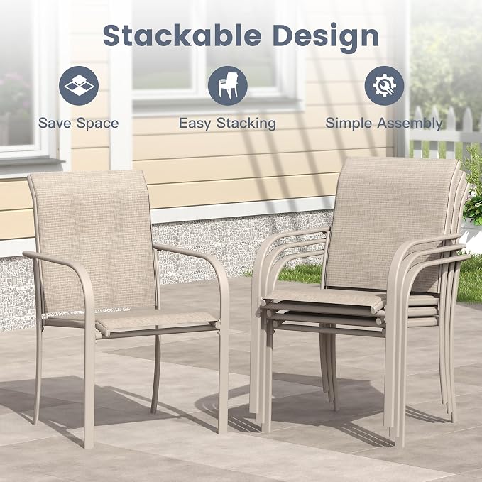 VICLLAX 11 Pieces Patio Outdoor Dining Set - Image 5