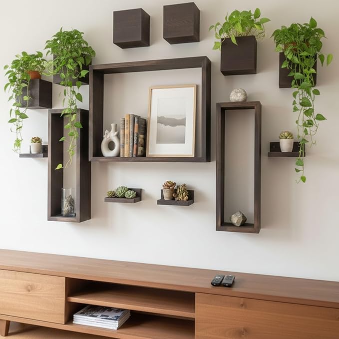 LaLaGreen Wall Planters for Indoor Plants Small Wall-Mounted Vertical Plant - Image 7
