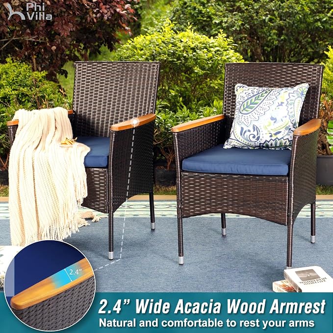 PHI VILLA 8-Piece Patio Dining Set - Image 2