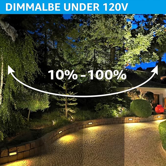 LEONLITE Update 5CCT LED Step Lights 120-277V, Dimmable 4.5W 300LM Anti-Glare - Image 6