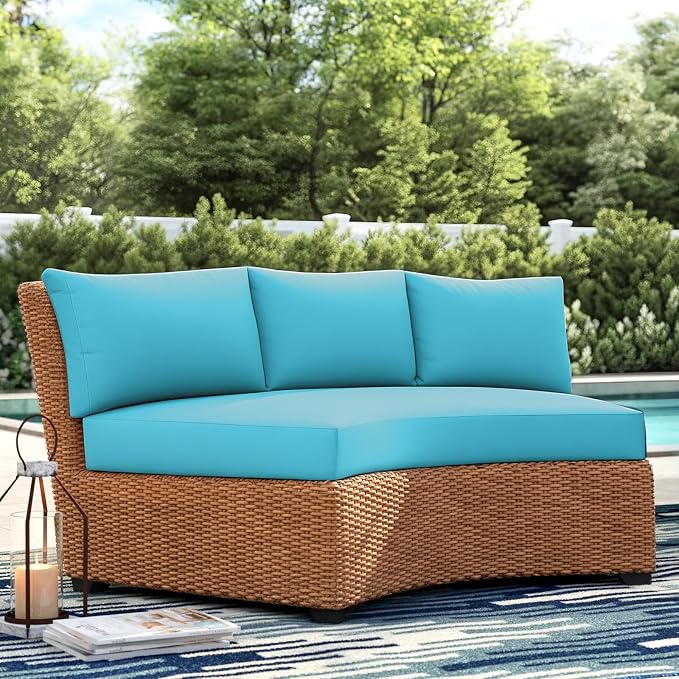 Outdoor Curved Sofa Cushion Cover - Image 7