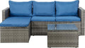 Shintenchi Outdoor Patio Furniture Sets, Small Outdoor Sofa Patio Sectional by Shintenchi
