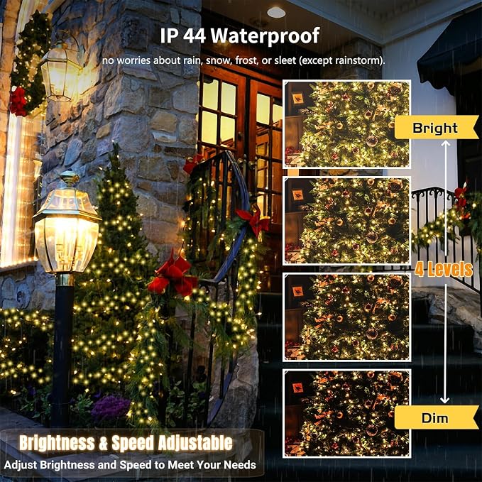 LJLNION 98.5ft Christmas Lights Color Changing - Image 7