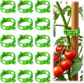 100pcs Tomato Clips for Climbing plants, Plastic Trellis Plant Support Clips by LOOHOI
