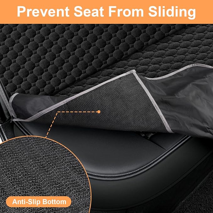 Mancro Dog Car Seat Cover for Back Seat, 2026 Upgraded 600D Heavy Duty - Image 8