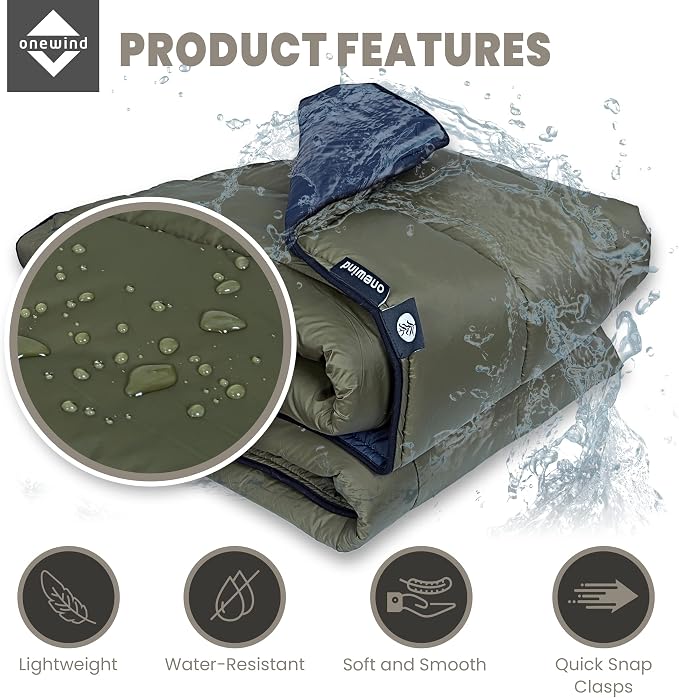 onewind Double Hammock Underquilt Warm Insulation Ultralight 3-4 Season Camping - Image 4
