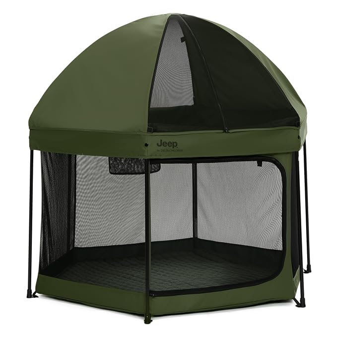 Jeep Hexagon Pop Up Play Yard by DeltaChildren