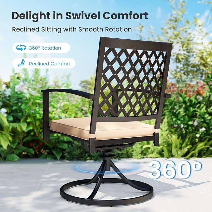 PHI VILLA 9 Pieces Outdoor Dining Set - Image 3