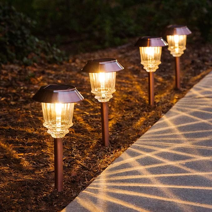 XMCOSY+ Solar Lights Outdoor Waterproof, 4 Pack Solar Lights - Image 7