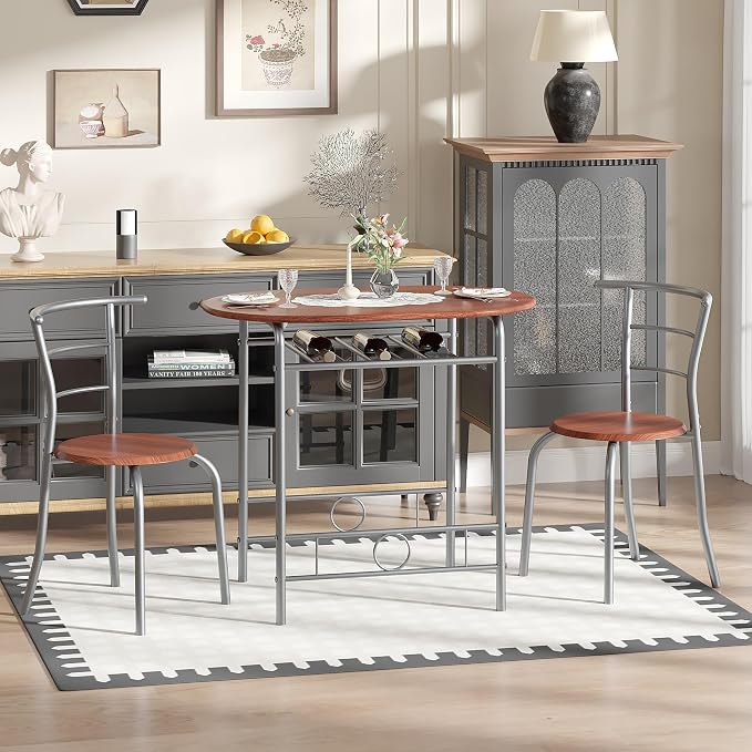 VECELO 3-Piece Dining Table Set - Image 7