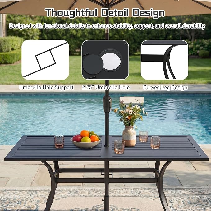 Outdoor Patio Dining Set, Outdoor Furniture Dining Set - Image 4