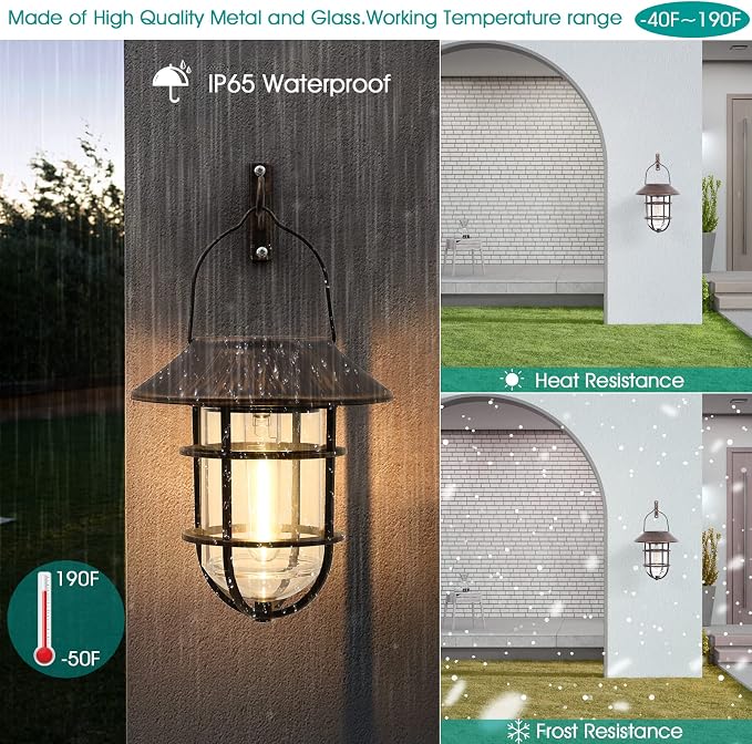 Upgrade Hanging Solar Outdoor Lights - Image 5