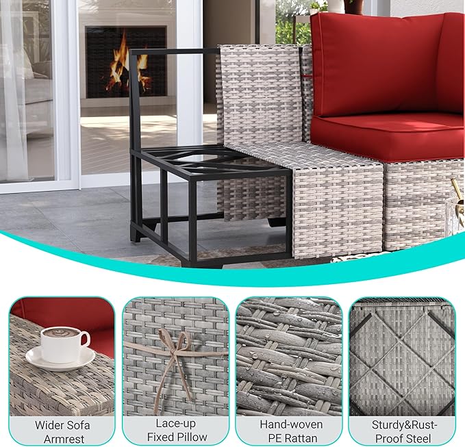 7-Piece Outdoor Patio Furniture Set - Image 5