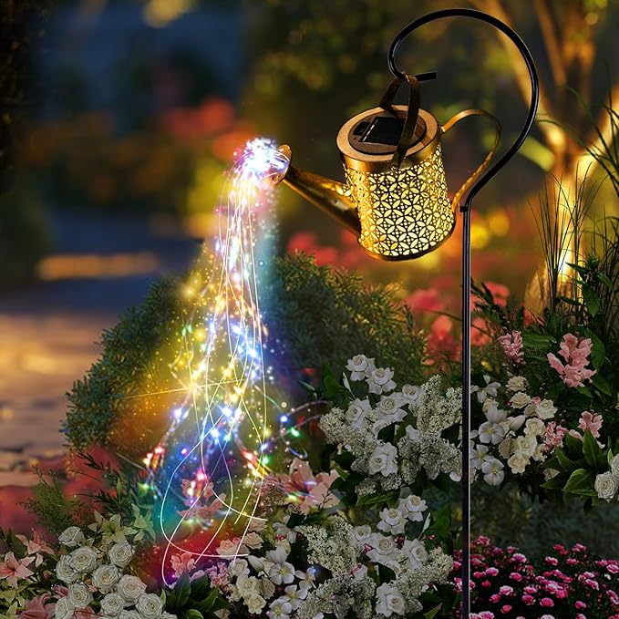 Solar Watering Can Light, Solar Yard Decorations Outdoor, Garden Decor Lights by Unknown