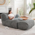 Hobestluk Big Bean Bag Lounger Chairs Large Beanbag Chair by YourHomeDeservesMore