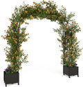Sturdy Rustproof Metal Garden Arch Trellis by Unknown
