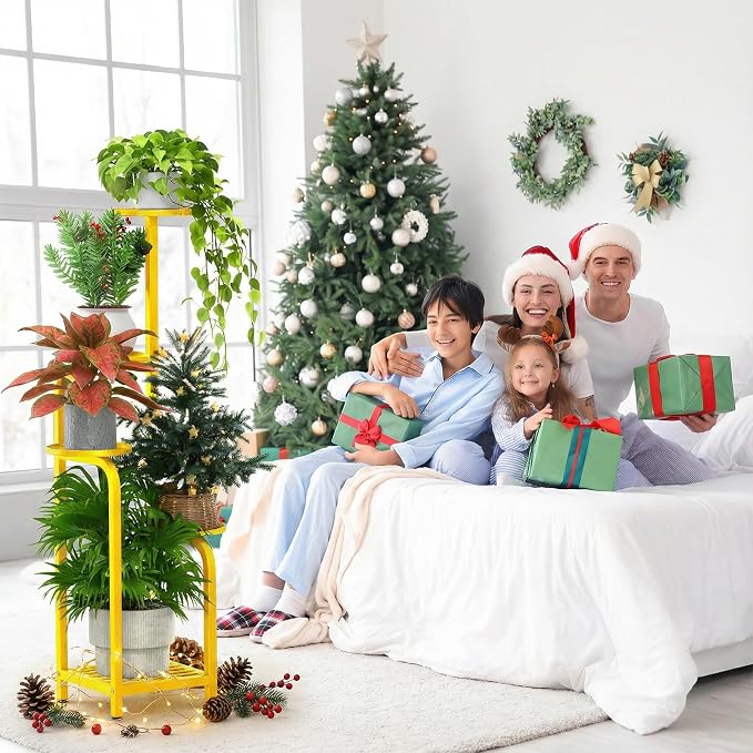 TOSKING 5 Tier Tall Plant Stand Indoor Outdoor, Heavy Duty Corner Shelf - Image 3