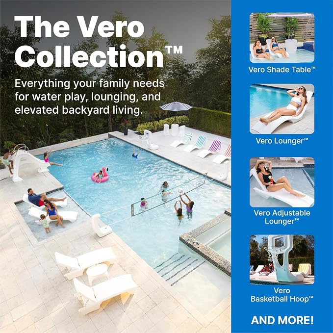 Step2 in Pool Stool, 33-inches Tall, Waterproof Patio Furniture, Bar Stool - Image 9