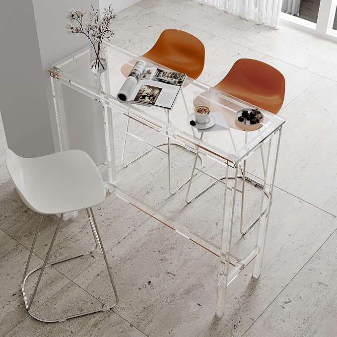 Sumerflos Acrylic Counter Height Table - Image 2