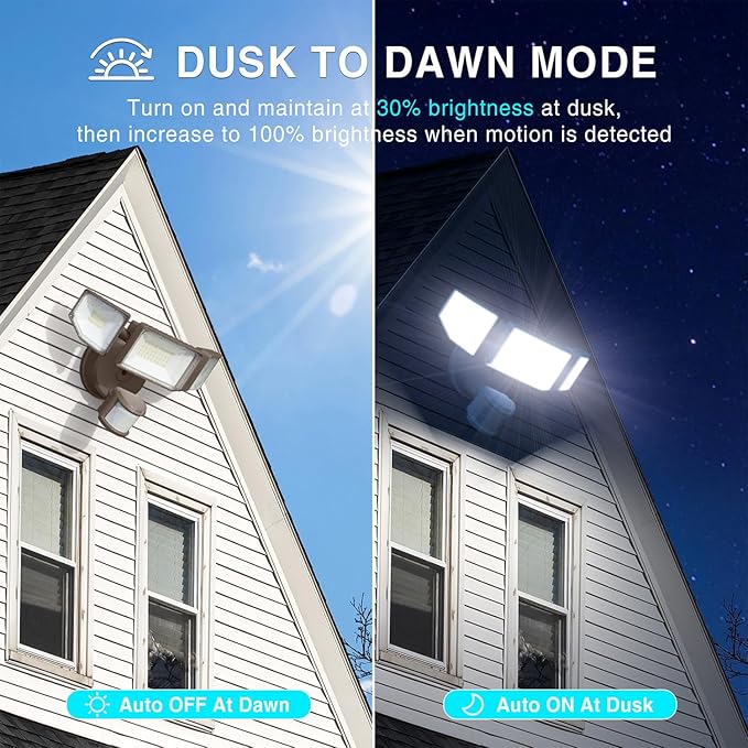 85W LED Security Lights Motion Sensor Light Outdoor, 8500LM Dusk to Dawn - Image 6