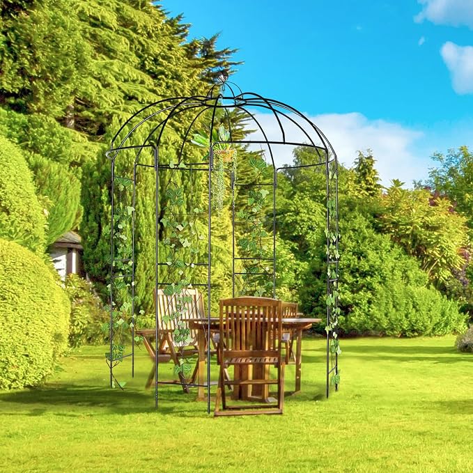 French Style Birdcage Shape Heavy Duty Gazebo, 106.7''Highx 81.5''Wide - Image 5