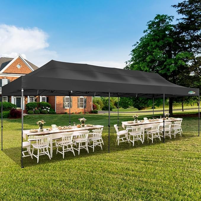 COBIZI 10x30 Pop up Canopy, Heavy Duty Outdoor Party Tents - Image 2
