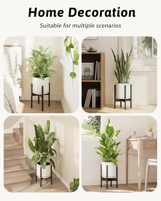 Adjustable Plant Stand Indoor, Bamboo Plant Stand Fits 8 9 10 11 12 Inches - Image 5